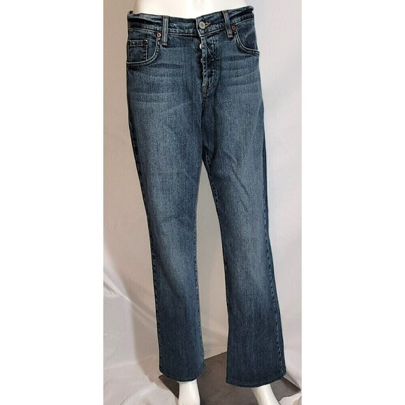 Lucky Brand Current Easy Rider Button Fly Jeans - Size 6/27 - Picture 1 of 11